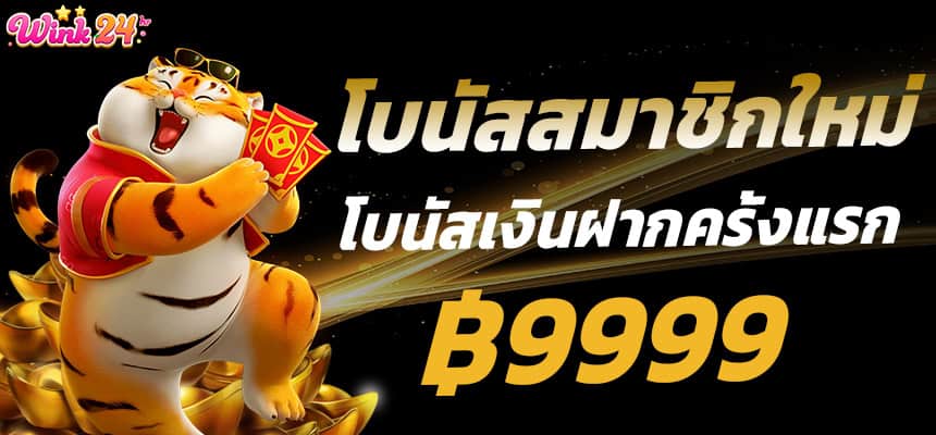 แบนเนอร์ wink24 โบนัสเงินฝากครั้งแรก